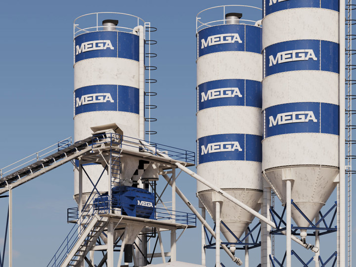 BETON SANTRALİ 90 m3 - TWINSHAFT MİKSER (İTALYAN)