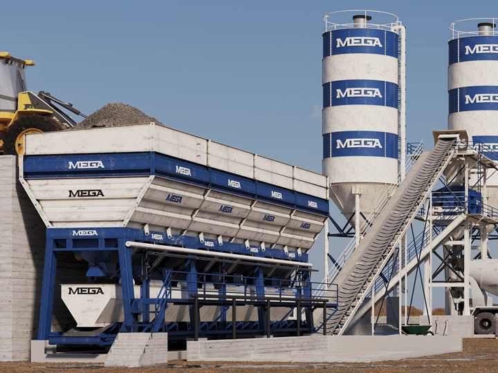 BETON SANTRALİ 90 m3 - TWINSHAFT MİKSER (İTALYAN)