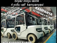  satılık beyaz elektrikli forklift YGS en uygun forklift YGS