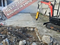 Satılık kırıcı mini ekskavatör için 70 kg 1 tondan 2 tona kadar