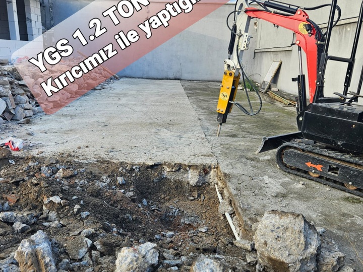 Satılık kırıcı mini ekskavatör için 70 kg 1 tondan 2 tona kadar