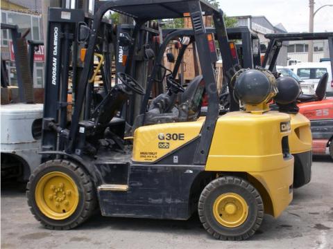 sahibinden satilik daewoo 2005 model 3 ton kaldirma kapasiteli tuplu forklift