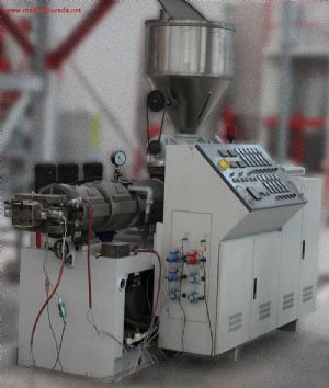 65’LİK ÇİFT VİDALI PVC EXTRUDERİ