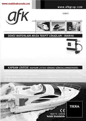 DENİZ MOTORLARI ARIZA TESPİT CİHAZI  