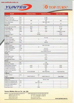 TOP-TURN S 30 L  10’’ CNC TORNA