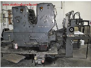 Temiz Çalışır durumda 1988 Model Sormz heidelberg 2 Renk Baskı Makinesi