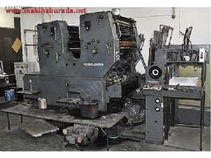 Temiz Çalışır durumda 1988 Model Sormz heidelberg 2 Renk Baskı Makinesi