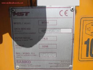 MST M544 T PLUS KANAL KAZICI VE YÜKLEYİCİ