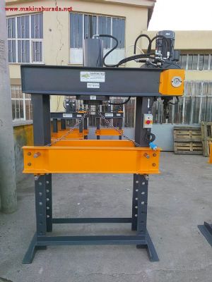 100 Ton Gezer Kafa Kollu Motorlu Hidrolik Press (Sıfır)