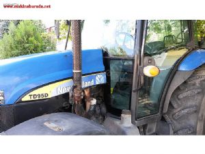 2008 Model New Holland TD95D Orjinal Kabinli   4X4