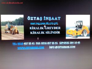 Kiralık Greyder Cat 140 H Riperli