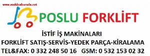 POSLU FORKLİFTTEN SATILIK FORKLİFTLER