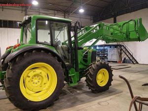 traktör ön yükleyici kepçe john deere CANLI