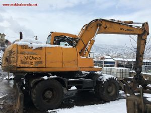 Sahibinden Temiz Acil Satılık Lastikli Eskavatör