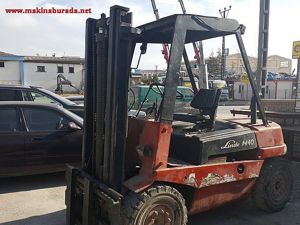 4 Ton Linde 1440 1985 Model Dizel 3,30mt Forklift