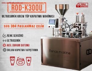 RODK300U Ultrasonik Krem Tüp Dolum ve Yapıştırma Makinası