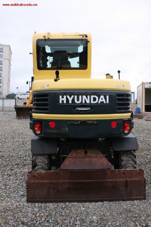 2011 model 5.500 kg HYUNDAI ROBEX 55W-9 LASTİKLİ EKSKAVATÖR