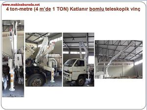 32 TM KATLANIR BOMLU TELESKOPİK VİNÇ