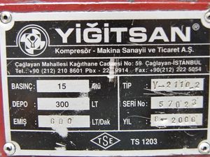 300 LİTRE YİĞİTSAN KOMPRESÖR