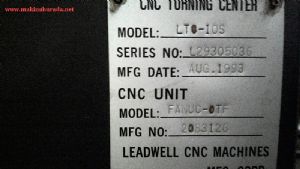 Satılık 2. El Leadwell LTC-10S CNC Torna Tezgahı
