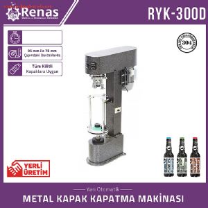 RYK-300D Metal Kapak Kapatma Makinası