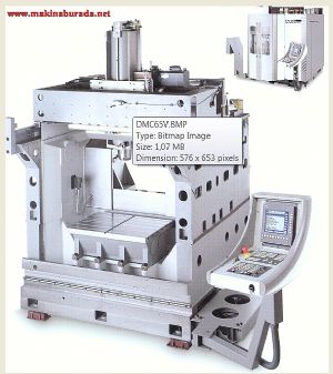 DMG DMC 65V Cift Tabla CNC Dik Isleme Merkezi