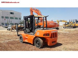 7 Tonluk 2007 Model Doosan Forklift 500 Saatte 