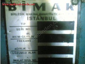 Satılık Bimak Torna Tezgahı - 2 Metre Boy