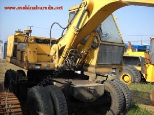 97 Model Cat 206 Lastikli Ekskavatör