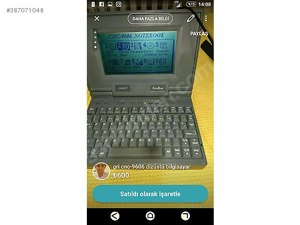 Sahibinden Nostalji İlk Laptoplardan CNC 9606