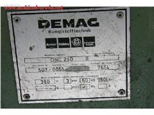 Satılık 240 Gr Kapasiteli Demag Plastik Enjeksiyon Makinası