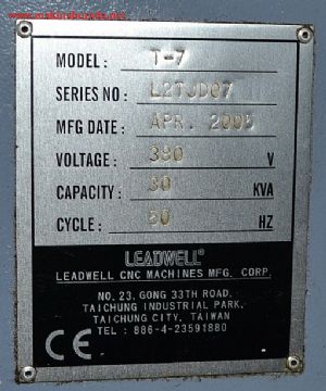 Satılık 2. El Leadwell T-7 CNC Torna Tezgahı (8’)