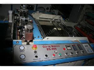 İkinci El Gruiş Blok Poşet Kesim Makinesi