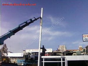 Hiyap şaşe vinç 3 dingil, 16 ton