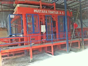 YONTAR MARKA KPM 1036 FULL OTOMATİK KİLİT TAŞI ve BORDÜR MAKİNASI 