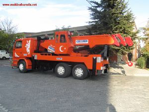 75 Ton Metre 3 Teleskopik Bomlu 22 Metre Araç Kurtarma Vinci