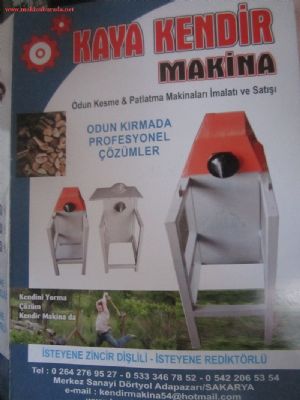 FIRINLAR İÇİN ODUN PATLATMA MAKİNASI