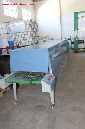 Solvent kurutucu, Rezistans ısıtmalı serigrafi makinesi