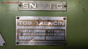  2002 MODEL TRENS TOS SN 71x3000mm TORNA 