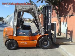 2,5 Tonluk 2012 Model Heli Kubato  Motorlu Forklift 