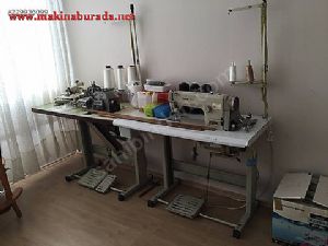 Juki Overlok Brother Düz Dikiş  ve Kingsun Gizli Dikiş Makinası
