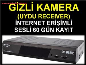 İnternet Erişimli Uydu Receiver Görünümlü Gizli Kamera