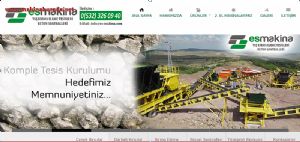 es-makina 110 luk 140 lık konkasör tesisi