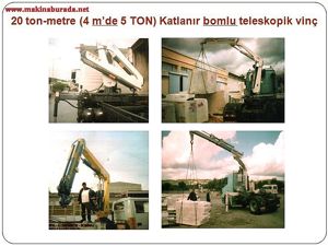 32 TM KATLANIR BOMLU TELESKOPİK VİNÇ