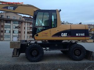 SATILIK CAT W 316 LASTİKLİ EKSKAVATÖR 2006 MODEL