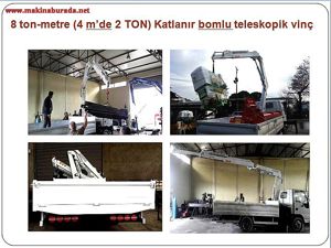 32 TM KATLANIR BOMLU TELESKOPİK VİNÇ