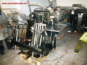 Heidelberg Maşalı Tipo Baskı Makinesi