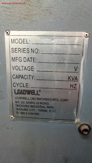 Satılık 2. El Leadwell MCV-1000 CNC Dik İşleme Merkezi