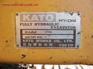 Paletli Ekskavatör Satılıktır - Kato HD 1250 Serisi İş Makinası