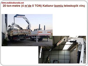 32 TM KATLANIR BOMLU TELESKOPİK VİNÇ